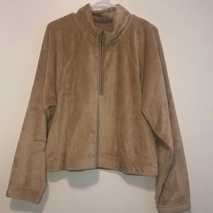light brown zip up. NEW WITH TAGS!!